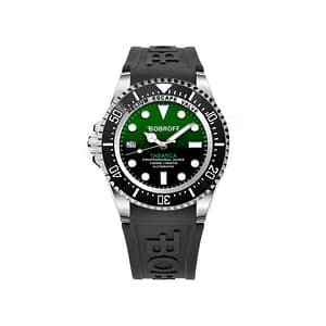 Bobroff Black Rubber Sport Watch