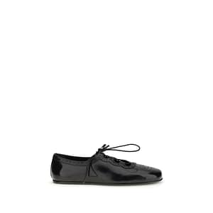 Church's Black Calf Leather Bos Taurus Ballet Flats