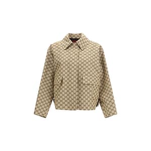 Gucci Beige Cotton Bomber