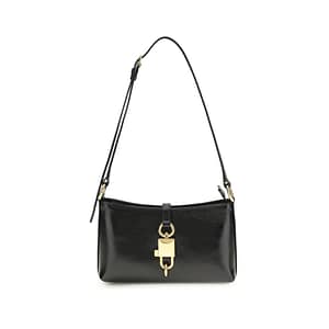 Dolce & Gabbana Black Calf Leather Bos Taurus Shoulder Bag