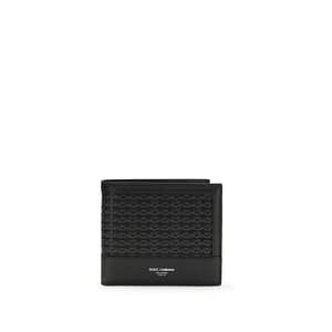 Dolce & Gabbana Black Calf Leather Bos Taurus Wallet