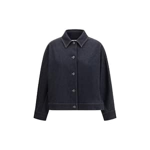 Max Mara Pure Blue Cotton Denim Jacket