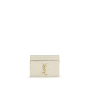 Saint Laurent Beige Calf Leather Bos Taurus Wallet