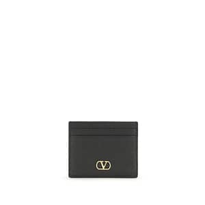 Valentino Garavani Black Calf Leather Bos Taurus Wallet