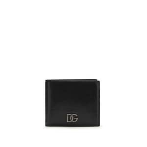 Dolce & Gabbana Black Calf Leather Bos Taurus Wallet