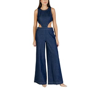 Colcci Blue Cotton Jumpsuit