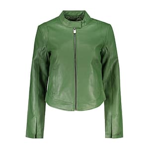 Desigual Verde Poliuretano Women Jacket