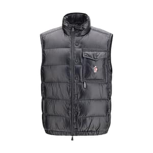 Moncler Grenoble Black Polyamide Sleveless Jacket