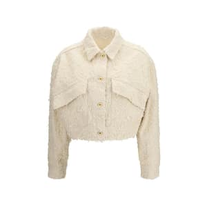 Brunello Cucinelli Beige Cotton Denim Jacket