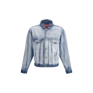 Diesel Blue Cotton Denim Jacket