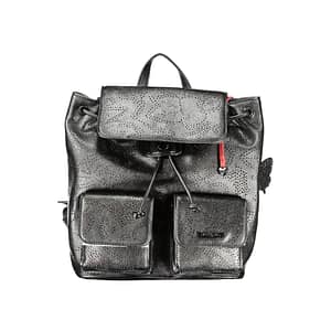 Desigual Black Polyurethane Women's Mini Backpack