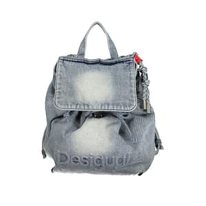 Desigual Azzurro Cotton Women Backpack