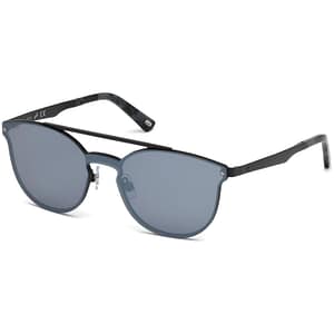 WEB EYEWEAR Black Metal Sunglasses