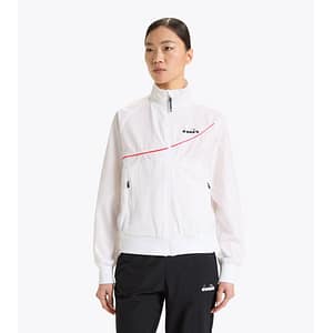 Diadora White Polyamide Shell Jacket