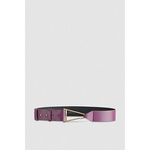 Patrizia Pepe Purple Calfskin Regular Belt