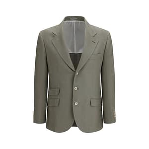 Brunello Cucinelli Bicolor Silk Coat