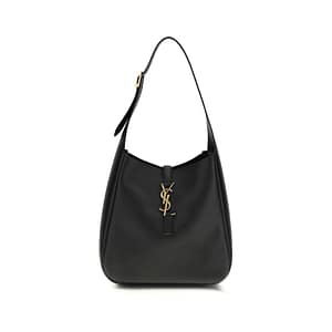 Saint Laurent Black Calf Leather Bos Taurus Shoulder Bag