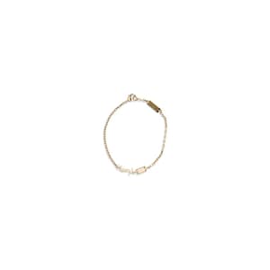 Saint Laurent Gold Brass Bracelet