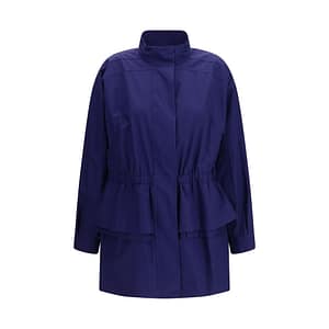Fendi Blue Cotton Parka