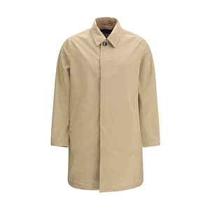 Herno Beige Polyester Trench Coat
