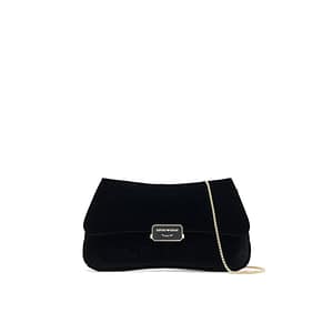 Emporio Armani Black Polyester Clutch Bag