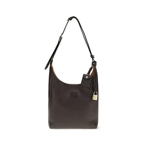 Miu Miu Brown Calf Leather Bos Taurus Shoulder Bag