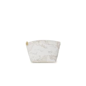 Alviero Martini Prima Classe White Polyester Clutch Bag