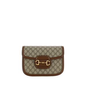 Gucci Beige Cotton Shoulder Bag