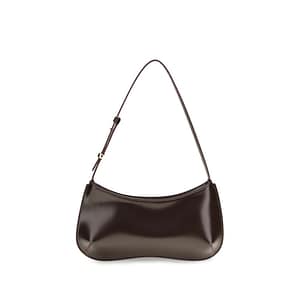 Jacquemus Brown Calf Leather Bos Taurus Shoulder Bag