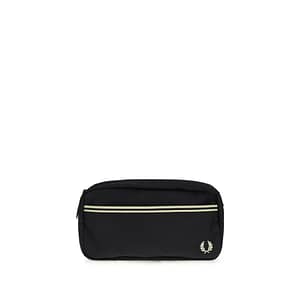 Fred Perry Black Recycled Polyamide Shoulder Bag