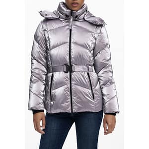 Desigual Rosa Polyurethane Women Jacket