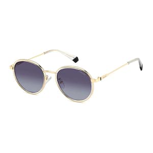 Polaroid Gold Stainless Steel Sunglasses