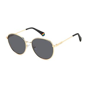 Polaroid Gold Metal Sunglasses