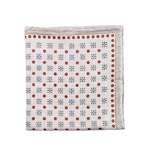 Brunello Cucinelli Bicolor Silk Pocket Square