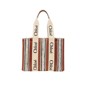 ChloƩ Brown Linen Tote Bag