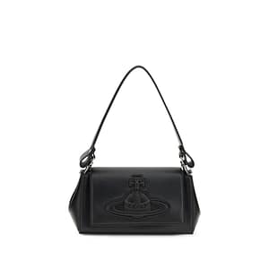 Vivienne Westwood Black Polyethylene Shoulder Bag