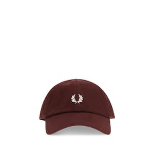 Fred Perry Bordeaux Cotton Cap (Baseball Hat)