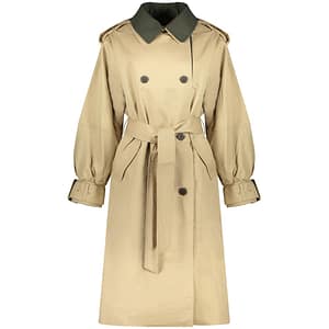 Desigual Beige Cotton Women's Trench Coat
