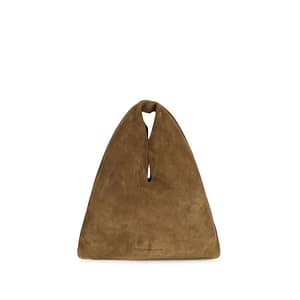 Manebi Brown Calf Leather Bos Taurus Shoulder Bag