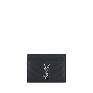 Saint Laurent Black Calf Leather Bos Taurus Wallet