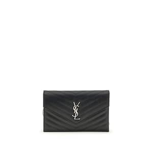 Saint Laurent Black Calf Leather Bos Taurus Shoulder Bag