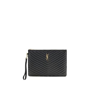 Saint Laurent Black Calf Leather Bos Taurus Accessories