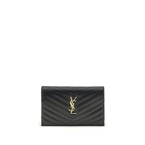 Saint Laurent Black Calf Leather Bos Taurus Shoulder Bag