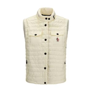 Moncler Grenoble Beige Polyamide Sleveless Jacket