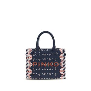 PINKO Multicolor Cotton Shoulder Bag