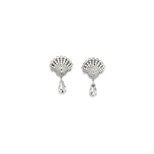 Alessandra Rich Silver Metal Earrings