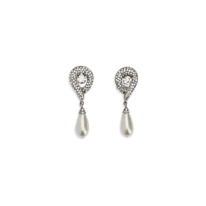 Alessandra Rich Silver Brass Earrings