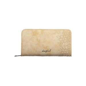 Desigual Beige Polyurethane Women Wallet