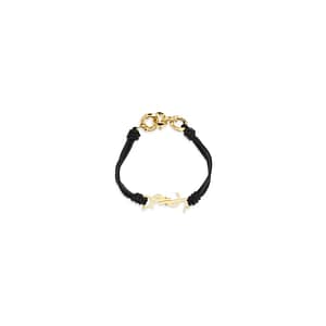 Saint Laurent Black Lamb Ovis Aries Aries Bracelet
