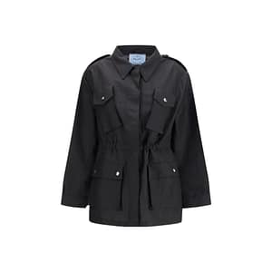 Prada Black Mohair Coat